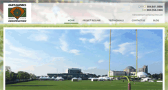 Desktop Screenshot of earthworkssportsfieldconstruction.com