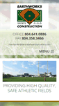 Mobile Screenshot of earthworkssportsfieldconstruction.com